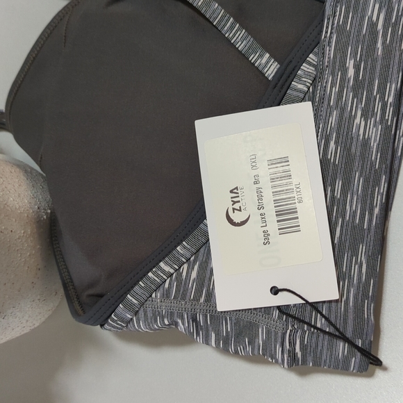 NWT Zyia Sage Luxe Strappy Bra XXL - Picture 3 of 4